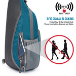 G4Free - G4Free RFID Sling Bag for Hiking Outdoor -TN22B091A