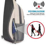 G4Free - G4Free RFID Sling Bag for Hiking Outdoor -TN22B091A