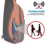 G4Free - G4Free RFID Sling Bag for Hiking Outdoor -TN22B091A