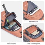 G4Free - G4Free RFID Sling Bag for Hiking Outdoor -TN22B091A