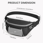 G4Free - G4Free Recycled Fanny for Men Anti-Theft Crossbody Belt Bag with RFID -TN25B549A