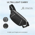 G4Free - G4Free Recycled Fanny for Men Anti-Theft Crossbody Belt Bag with RFID -TN25B549A