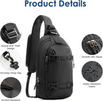 G4Free - G4Free Recycled Sling Bag for Men Anti-Theft with RFID Blocking -TN25B548A