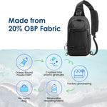 G4Free - G4Free Recycled Sling Bag for Men Anti-Theft with RFID Blocking -TN25B548A