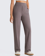 G4Free - G4Free ShiftReady Pinstripe Work Pants with Pockets Straight Leg -GF26D987LJA001A-S