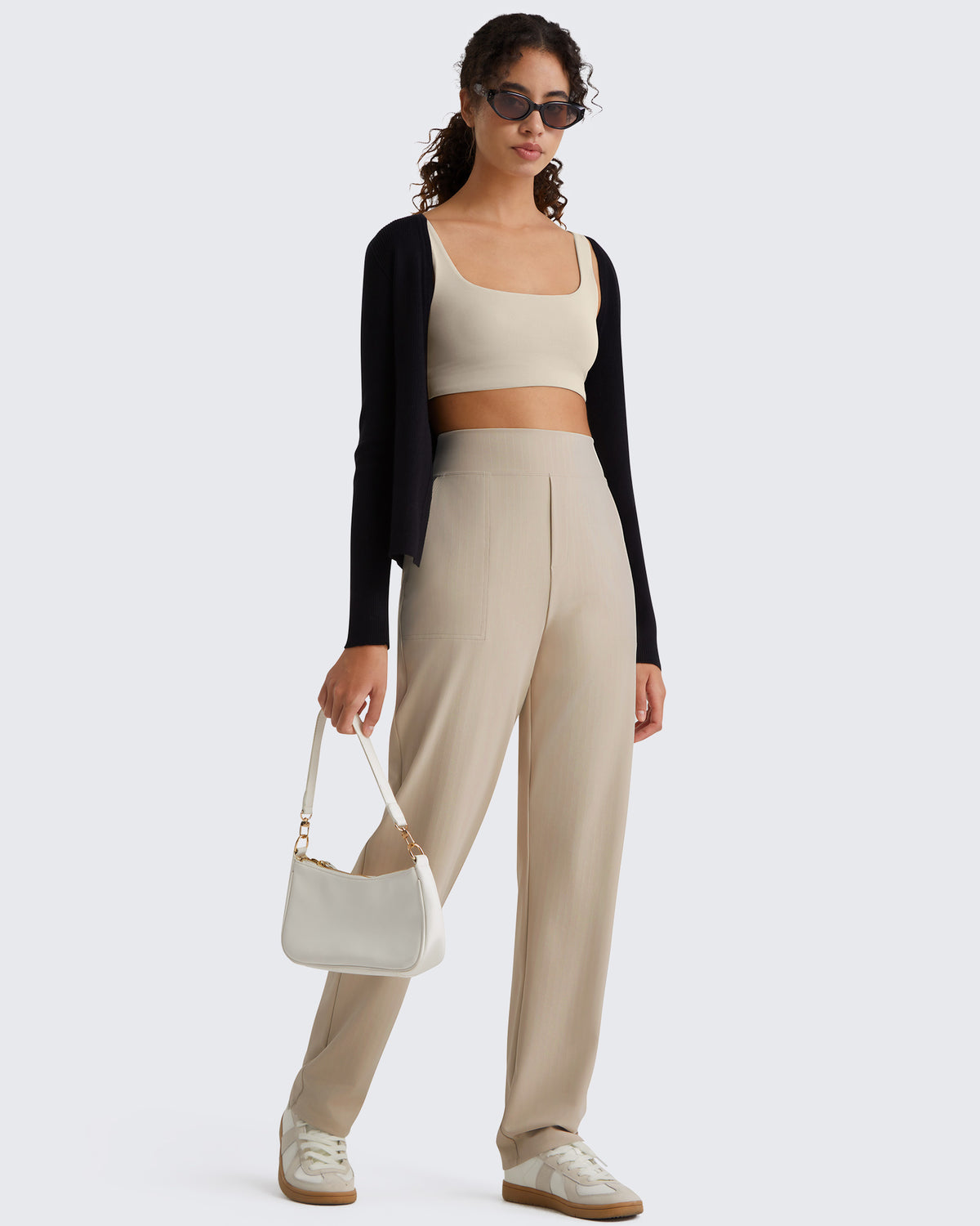 G4Free - G4Free ShiftReady Pinstripe Work Pants with Pockets Straight Leg -GF26D987LJA001A-S