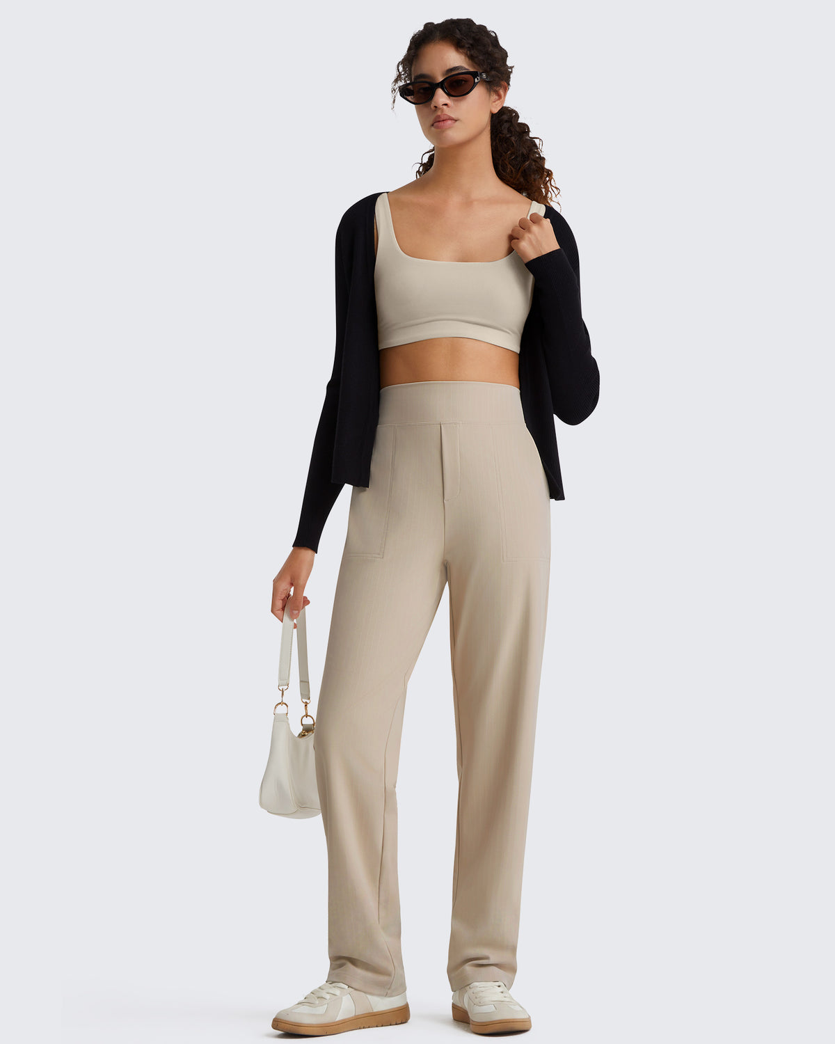 G4Free - G4Free ShiftReady Pinstripe Work Pants with Pockets Straight Leg -GF26D987LJA001A-S