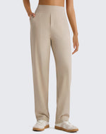 G4Free - G4Free ShiftReady Pinstripe Work Pants with Pockets Straight Leg -GF26D987LJA001A-S