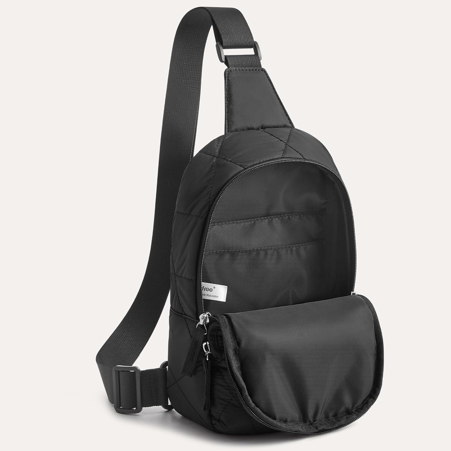 G4Free - G4Free Sling Bag, Casual Quilted Puffer Crossbody Purse Lightweight Fanny Packs -TN24B490C