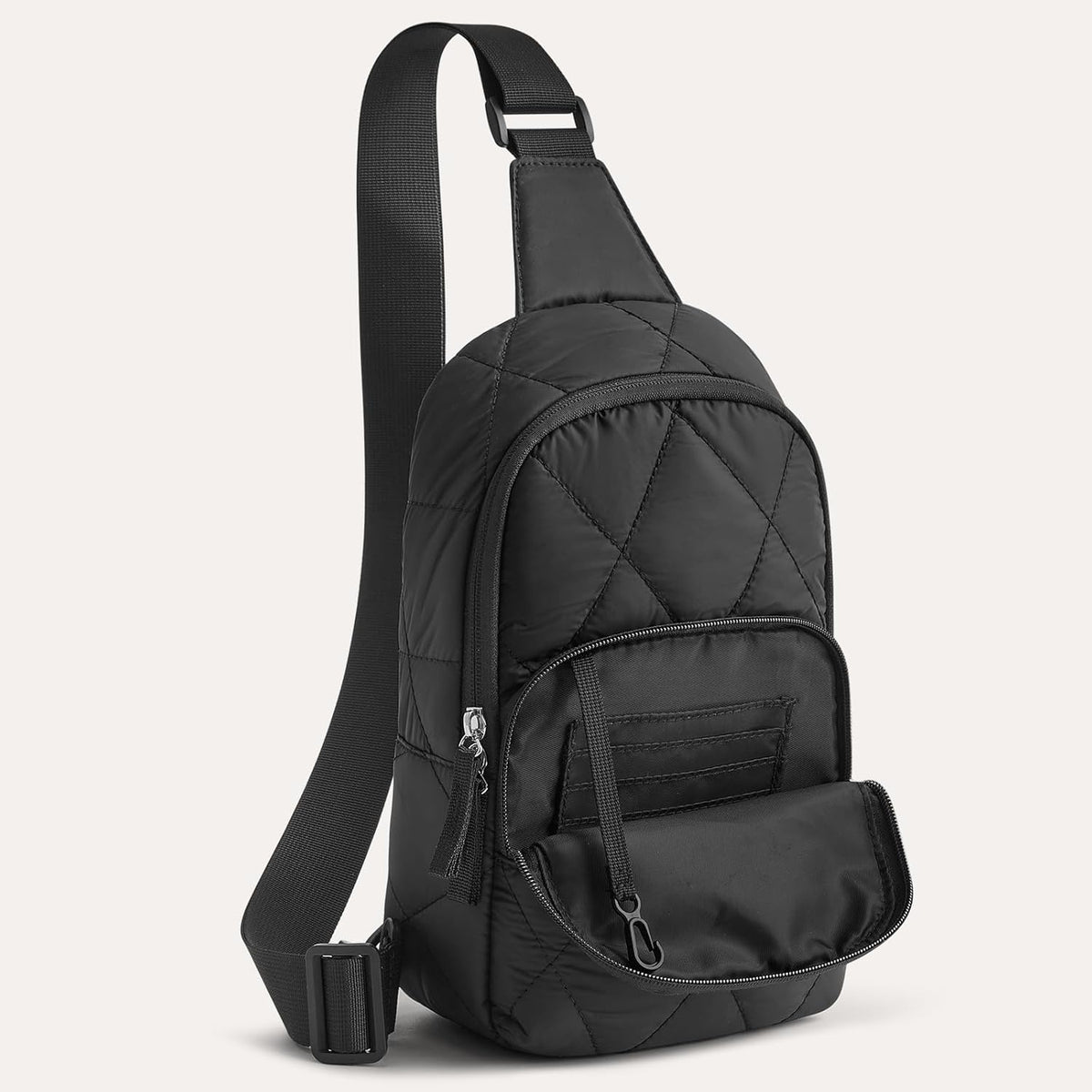 G4Free - G4Free Sling Bag, Casual Quilted Puffer Crossbody Purse Lightweight Fanny Packs -TN24B490C