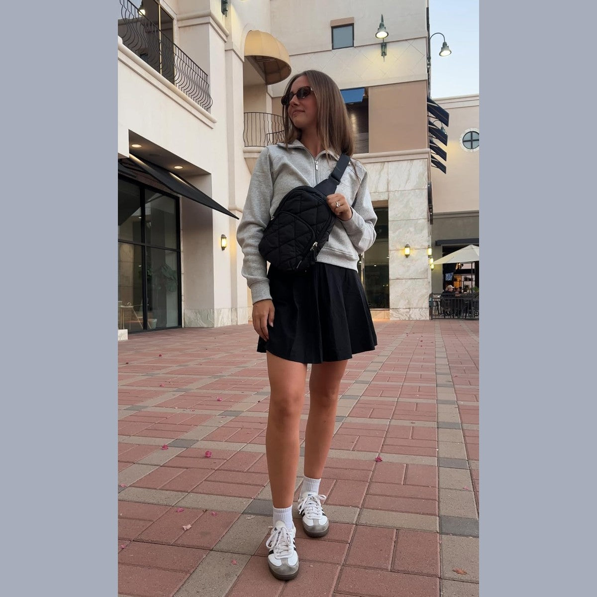 G4Free - G4Free Sling Bag, Casual Quilted Puffer Crossbody Purse Lightweight Fanny Packs -TN24B490C