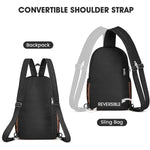 G4Free - G4Free Sling Bag Crossbody Backpack Small Convertible Crossbody Bag -TN25B565B