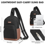 G4Free - G4Free Sling Bag Crossbody Backpack Small Convertible Crossbody Bag -TN25B565B