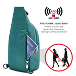 G4Free - G4Free Sling Bag RFID Blocking Crossbody Sling Bag -TN23B196C