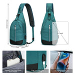 G4Free - G4Free Sling Bag RFID Blocking Crossbody Sling Bag -TN23B196C