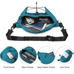 G4Free - G4Free Sling Bag RFID Blocking Over Shoulder Belt Bag -TN23B200A