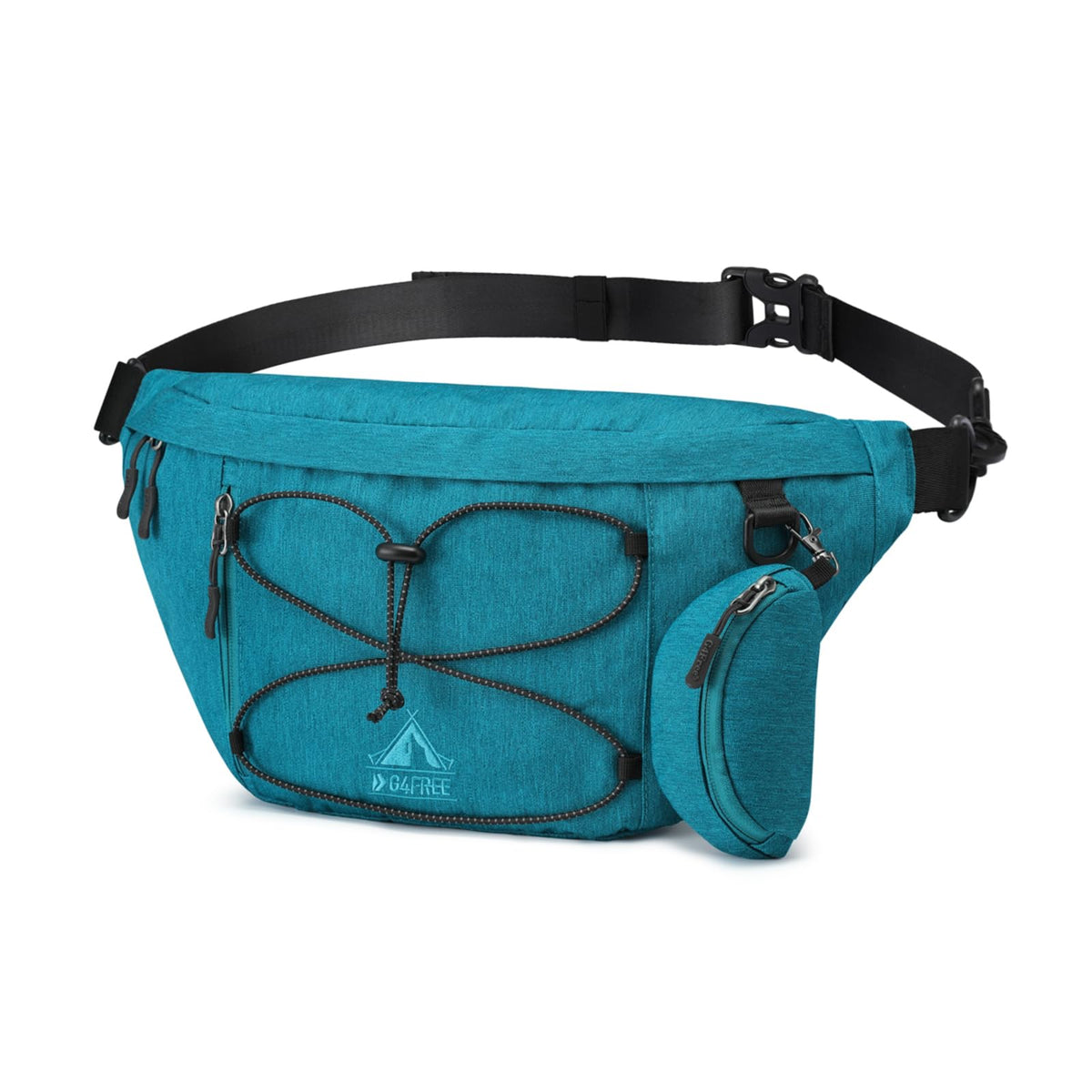 G4Free - G4Free Sling Bag RFID Blocking Over Shoulder Belt Bag -TN23B200A