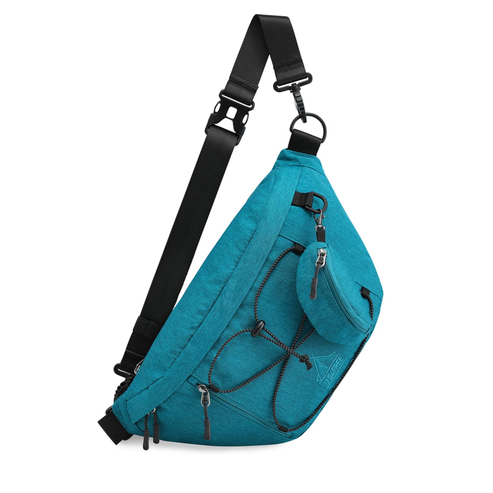 G4Free - G4Free Sling Bag RFID Blocking Over Shoulder Belt Bag -TN23B200B