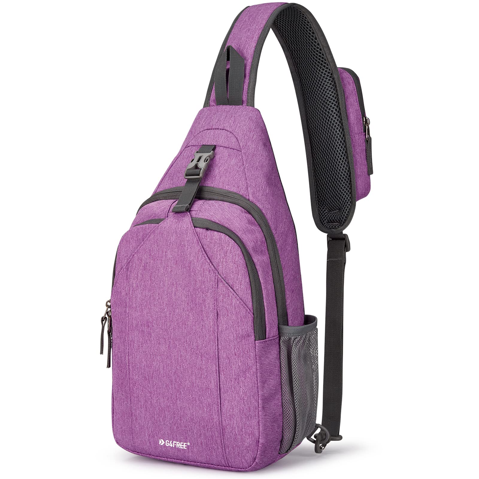 G4Free - G4Free Sling Bag RFID Blocking Sling Backpack Crossbody Chest Bag Daypack -D02V743G