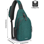G4Free - G4Free Sling Bag RFID Blocking Sling Backpack Crossbody Chest Bag Daypack -D02V743H