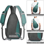 G4Free - G4Free Sling Bag RFID Blocking Sling Backpack Crossbody Chest Bag Daypack -D02V743H