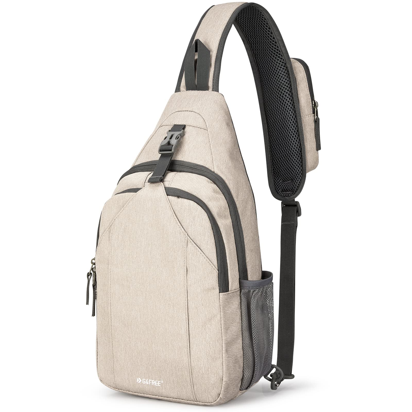 G4Free - G4Free Sling Bag RFID Blocking Sling Backpack Crossbody Chest Bag Daypack -D02V743P