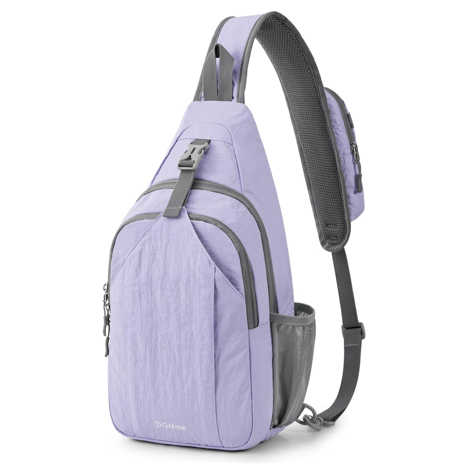 G4Free - G4Free Sling Bag RFID Blocking Sling Backpack Crossbody Chest Bag Daypack -D02V743Y