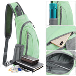 G4Free - G4Free Sling Bag, Small Crossbody Backpack Lightweight Chest Shoulder Bags -D01V068I