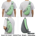 G4Free - G4Free Sling Bag, Small Crossbody Backpack Lightweight Chest Shoulder Bags -D01V068I