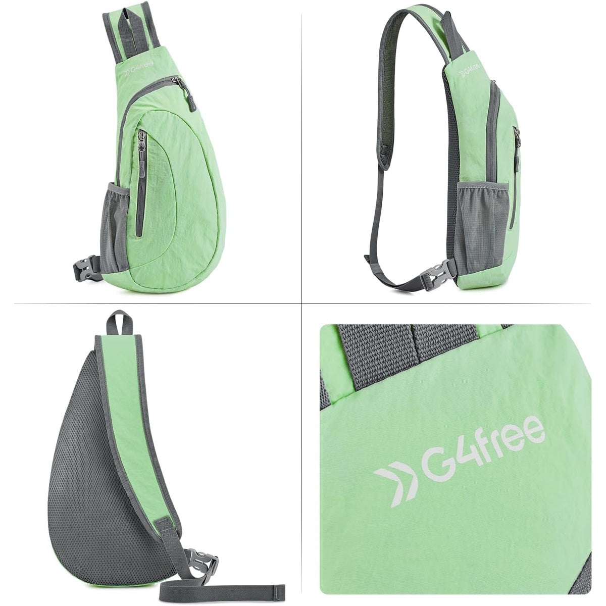 G4Free - G4Free Sling Bag, Small Crossbody Backpack Lightweight Chest Shoulder Bags -D01V068I