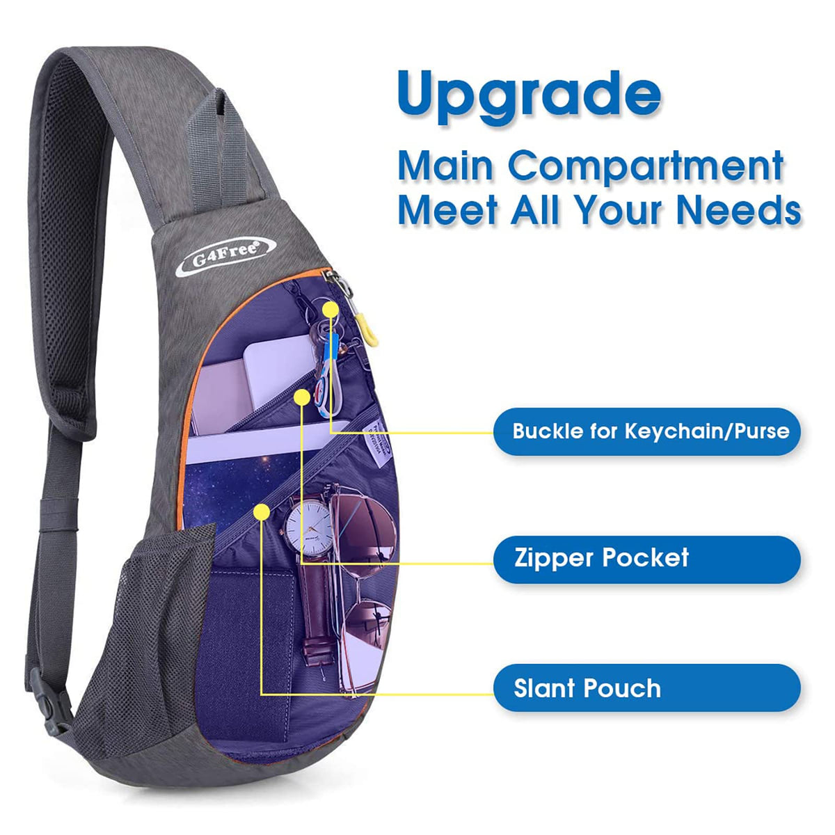 G4Free - G4Free Small Crossbody Sling Shoulder Bag -D01V068I