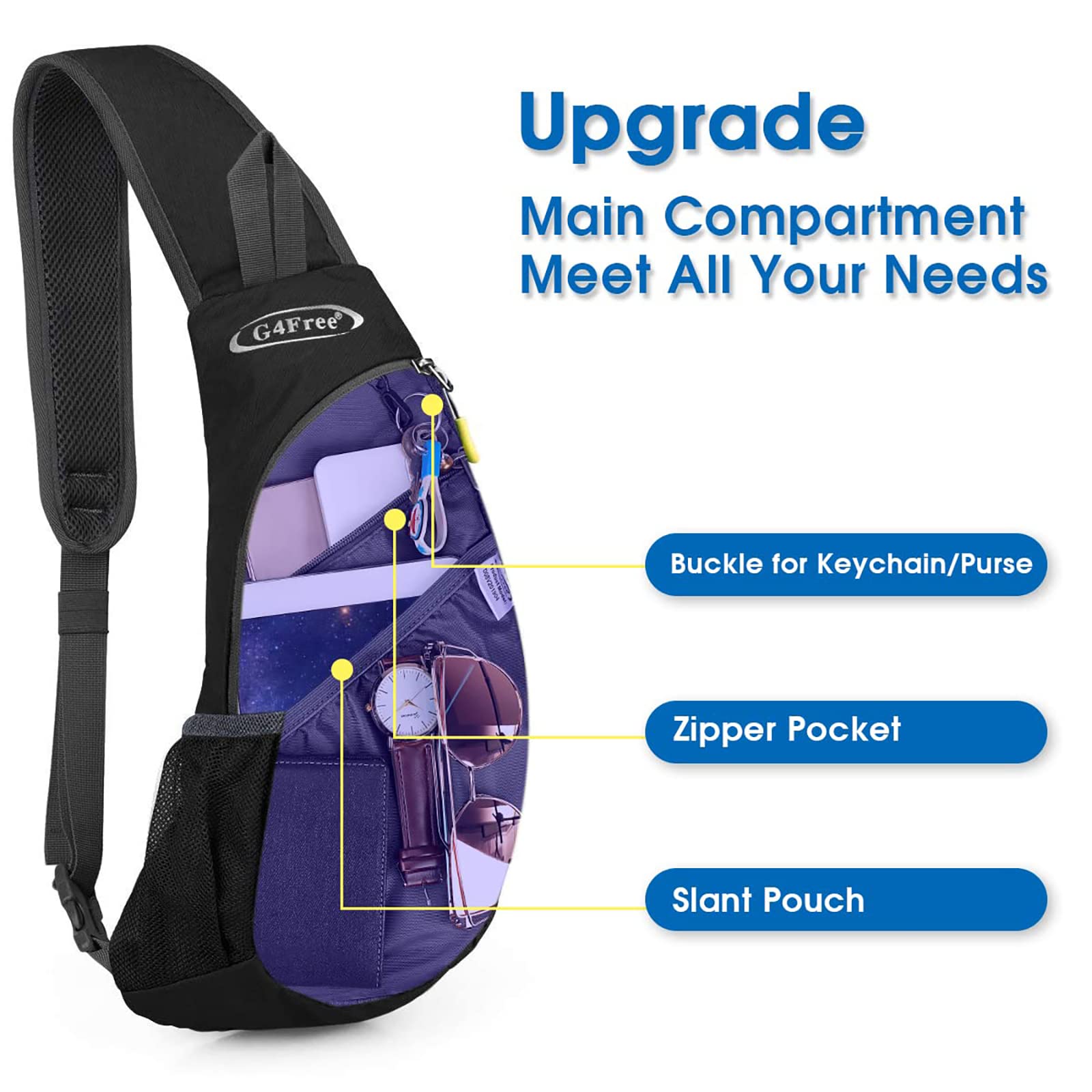 G4Free - G4Free Small Crossbody Sling Shoulder Bag -D01V068I