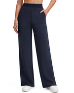 G4Free - G4Free Smoofit Modal Soft Sweatpants Ribbed Waist Side Slit with Pockets -GF26J1018A001A-S
