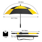 G4Free - G4Free Square Windproof Auto Open Stick Umbrella -D02V590A