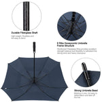 G4Free - G4Free Square Windproof Auto Open Stick Umbrella -D02V590A