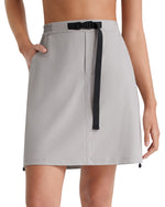 G4Free - G4Free Strowen 18" Hiking Cargo Skirt Elastic Waist 2 Pockets Quick Dry -GF26S953A001A-S