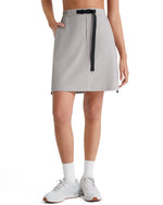G4Free - G4Free Strowen 18" Hiking Cargo Skirt Elastic Waist 2 Pockets Quick Dry -GF26S953A001A-S