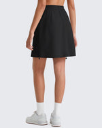G4Free - G4Free Strowen 18" Hiking Cargo Skirt Elastic Waist 2 Pockets Quick Dry -GF26S953A001A-S
