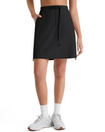 G4Free - G4Free Strowen 18" Hiking Cargo Skirt Elastic Waist 2 Pockets Quick Dry -GF26S953A001A-S
