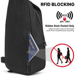 G4Free - G4Free Stylish RFID Anti-Theft Chest Bag -TN25B617A