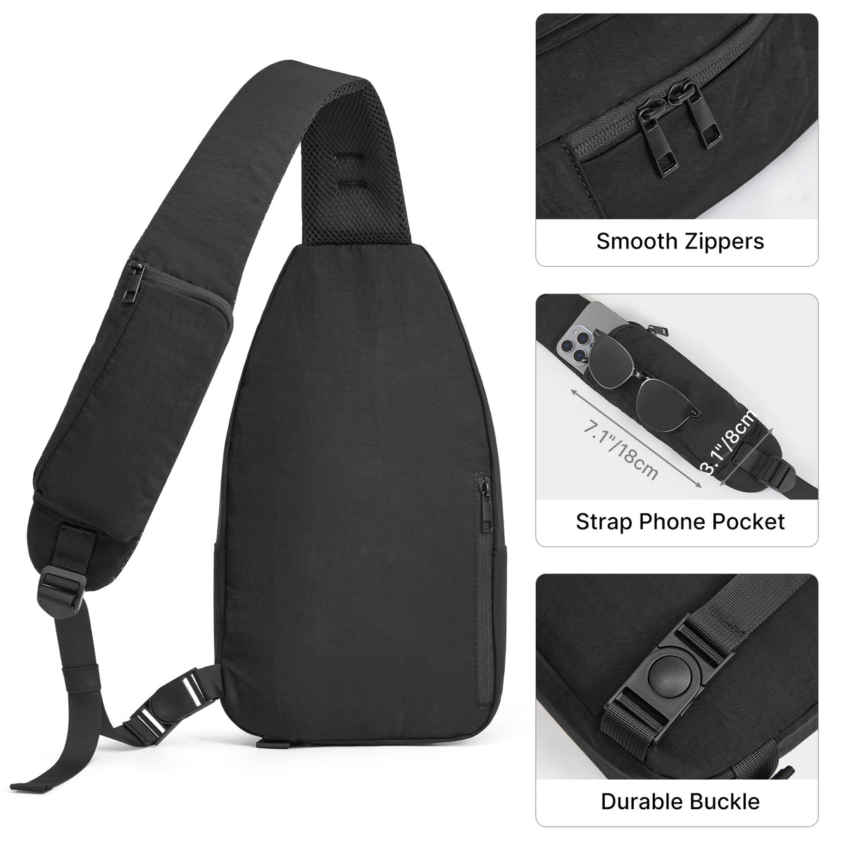 G4Free - G4Free Stylish RFID Anti-Theft Chest Bag -TN25B617A
