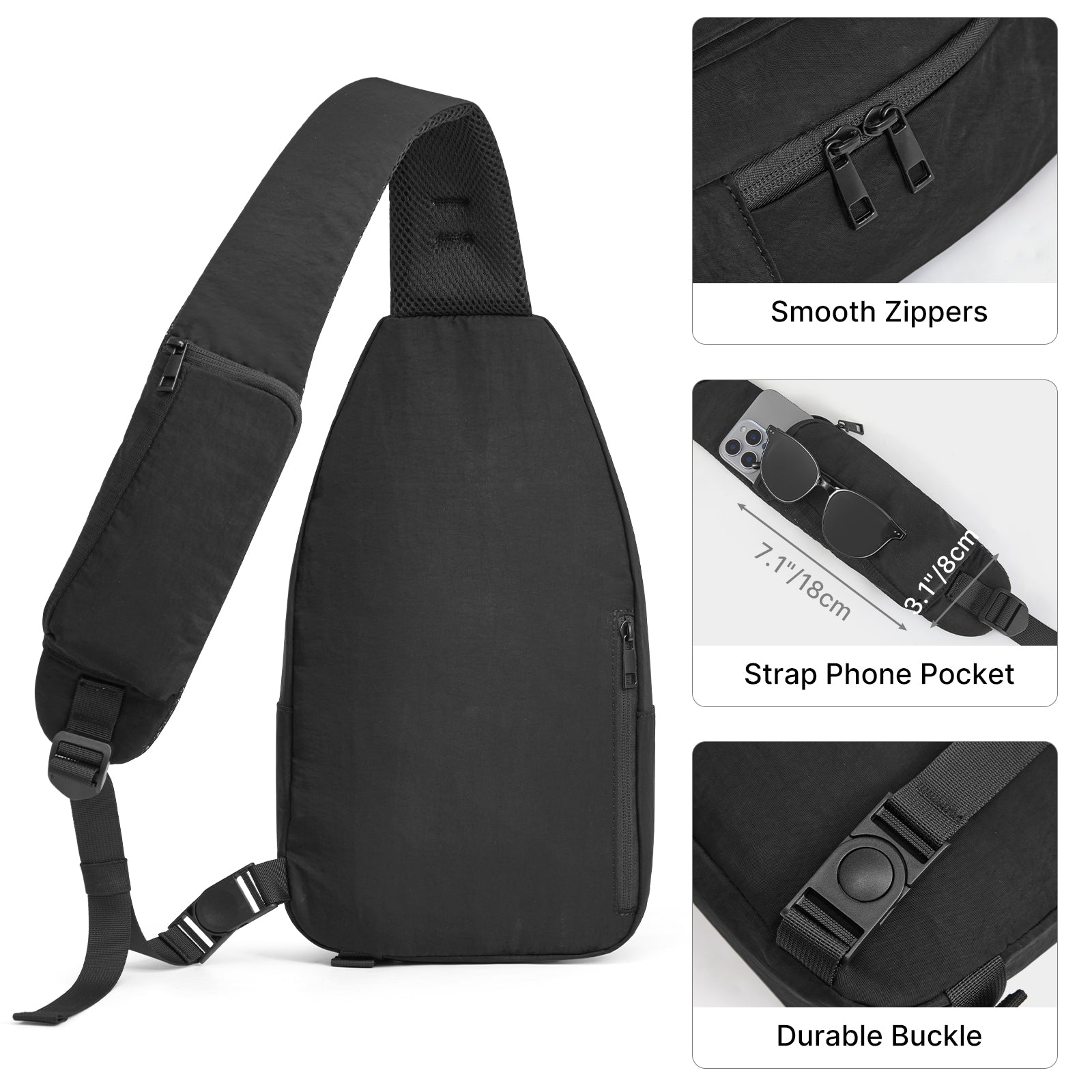 G4Free - G4Free Stylish RFID Anti-Theft Chest Bag -TN25B617A
