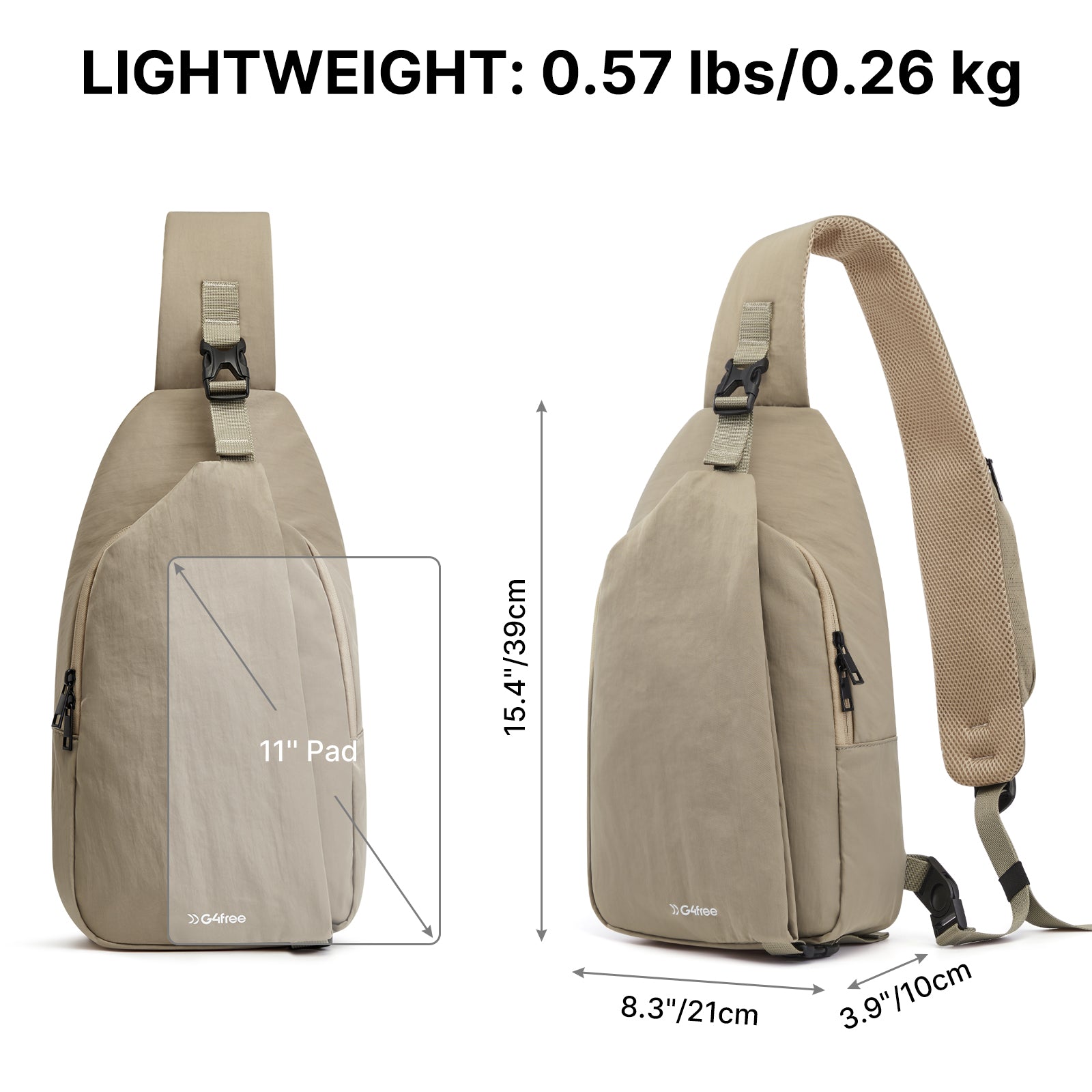 G4Free - G4Free Stylish RFID Anti-Theft Chest Bag -TN25B617A