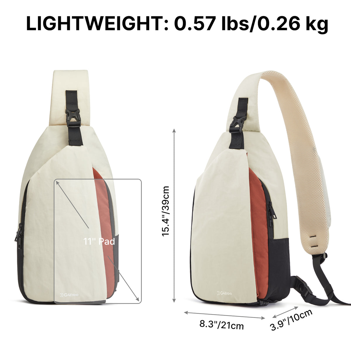 G4Free - G4Free Stylish RFID Anti-Theft Chest Bag -TN25B617A