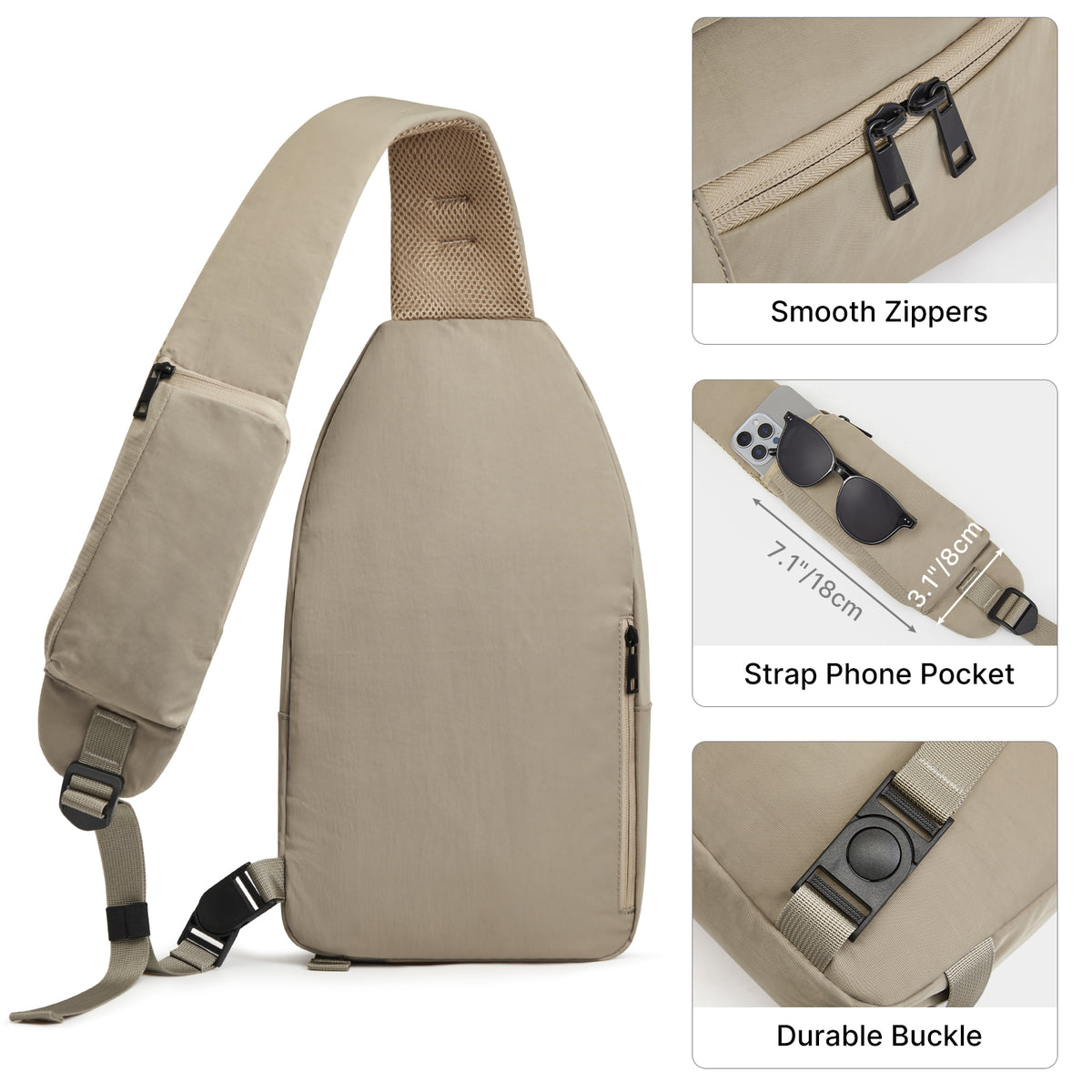 G4Free - G4Free Stylish RFID Anti-Theft Chest Bag -TN25B617A