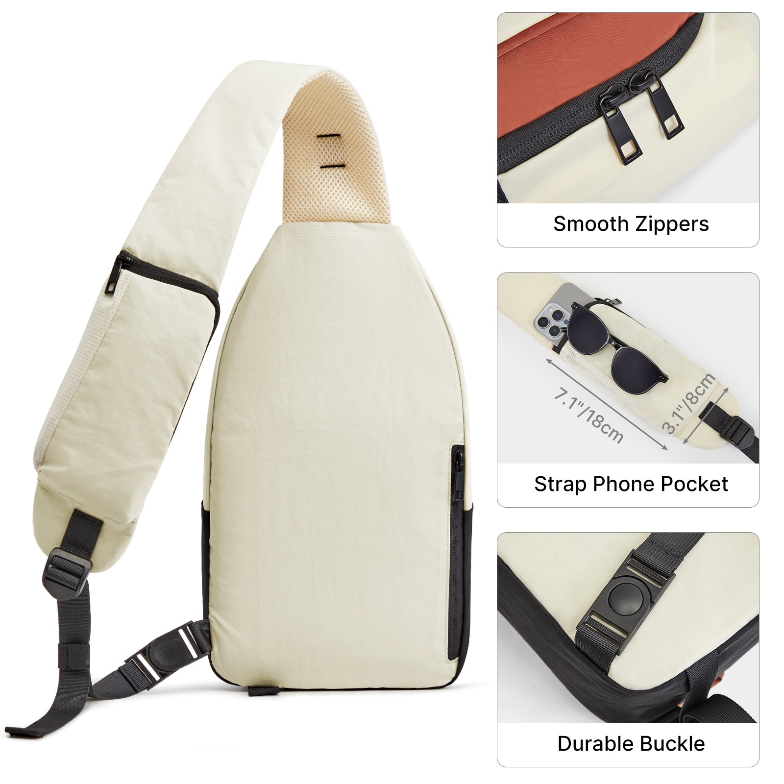 G4Free - G4Free Stylish RFID Anti-Theft Chest Bag -TN25B617A