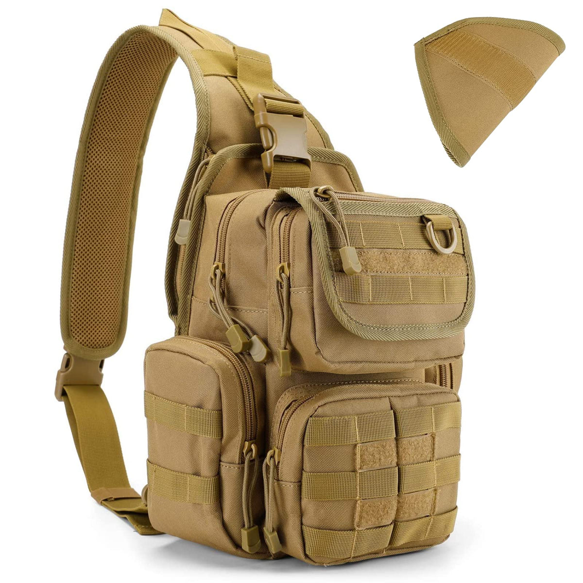 G4Free - G4Free Tactical EDC Sling Bag Pack with Pistol Holster -D02V666B