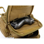 G4Free - G4Free Tactical EDC Sling Bag Pack with Pistol Holster -D02V666B