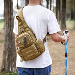 G4Free - G4Free Tactical EDC Sling Bag Pack with Pistol Holster -D02V666B