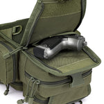 G4Free - G4Free Tactical EDC Sling Bag Pack with Pistol Holster -D02V666B